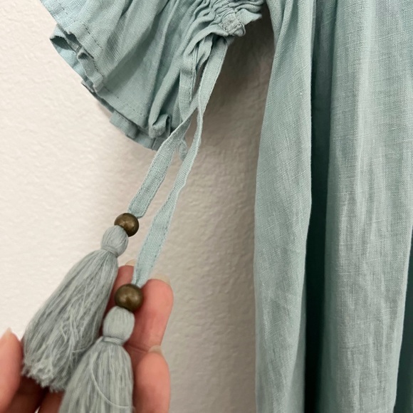 NWOT Spell Mae Linen Gown XS - Picture 6 of 11